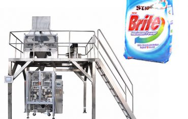 4 cabezas de pesaje linedetergent en polvo máquina de balaje