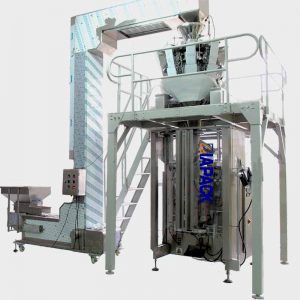 Empaquetadora automática de granos de café con válvula de desgasificación
