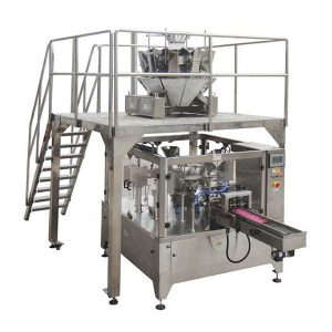 Máquina automática de envasado rotatorio de alimentos para el bolso de cremallera