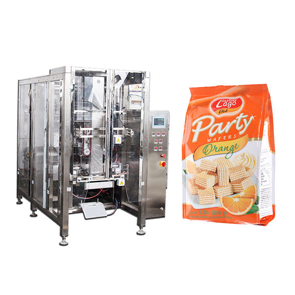 Empaquetadora automática completa de bolsas de alimentos con sello cuádruple