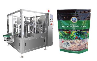 Máquina envasadora de bolsas prefabricadas rotativas inteligente