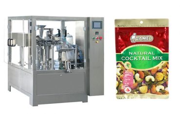 Empaquetadora automática de bolsas con cremallera para nueces