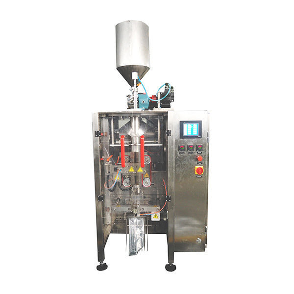 Máquina de sellado de llenado de forma vertical con relleno de pistón para líquido