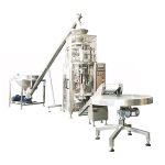 Máquina de sellado de llenado de forma vertical de gránulos con copa volumétrica