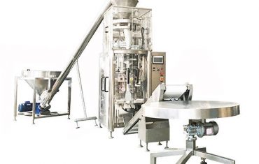 Máquina de sellado de llenado de forma vertical de gránulos con copa volumétrica