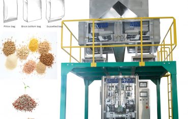Unidad automática de máquina de llenado y sellado de envasado de productos de semillas