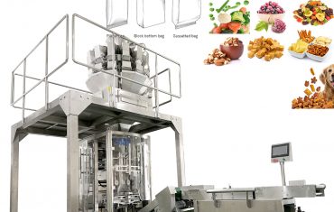 Automatic vertical forming filling sealing packaging machine with multihead scales