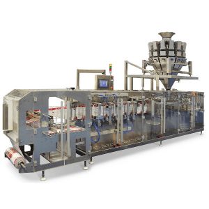 Máquina de envasado水平的食物和bebidas。