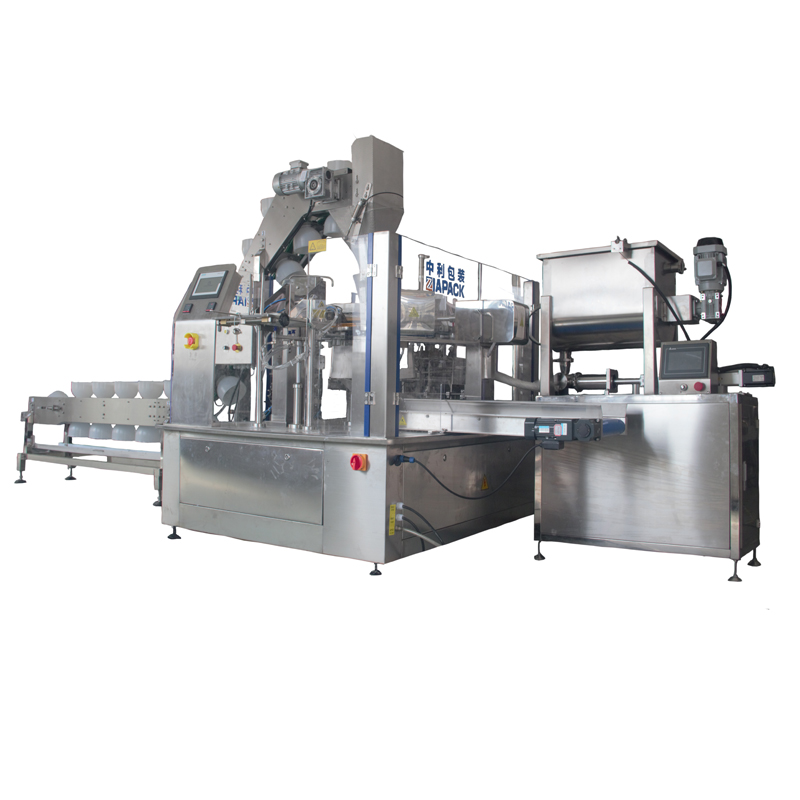 Empaquetadora de bolsas预制结构和升降机automático de cuencos