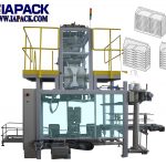 Automatic secondary polywoven bag baling machine
