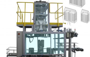 Automatic secondary polywoven bag baling machine