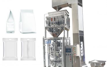 ZL520 VFFS packing machine with four buckets linear weighing machine for grain